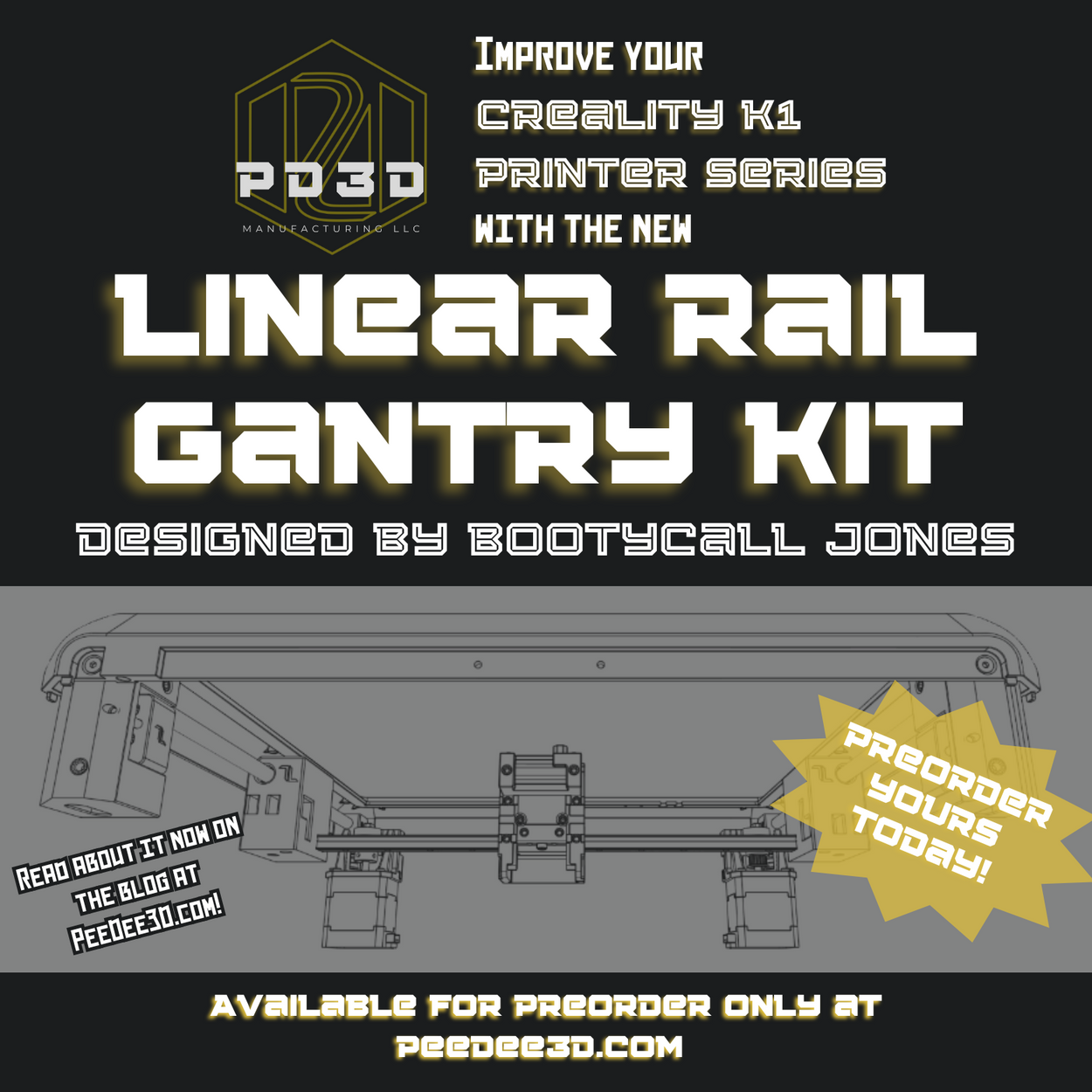 Improve Your Creality K1 Printer Series with the NEW Linear Rail Gantry Kit